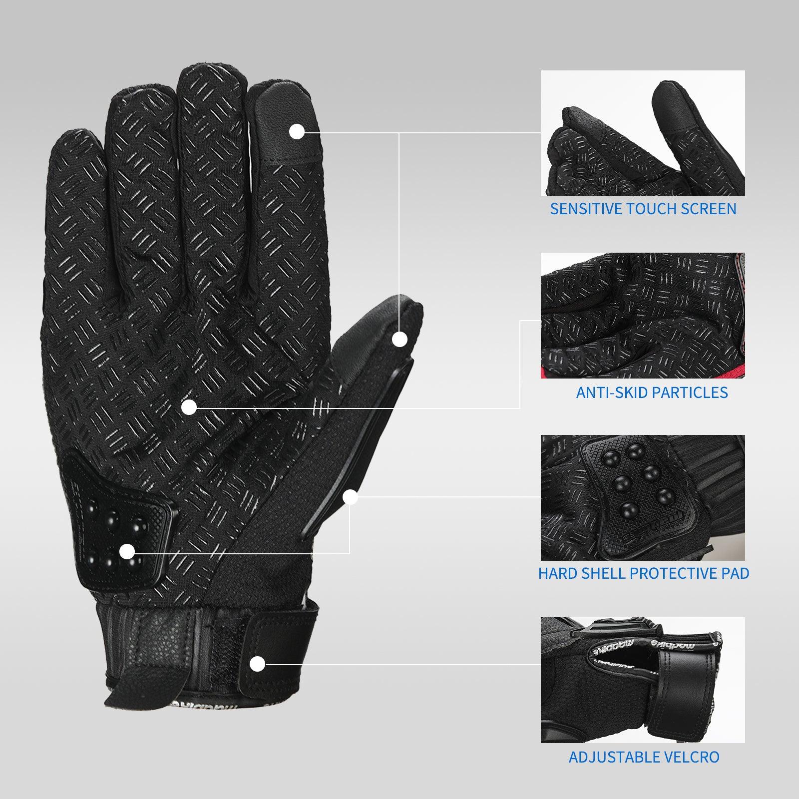 ILM Motorcycle Powersports Racing Gloves Model 10C - Image 5