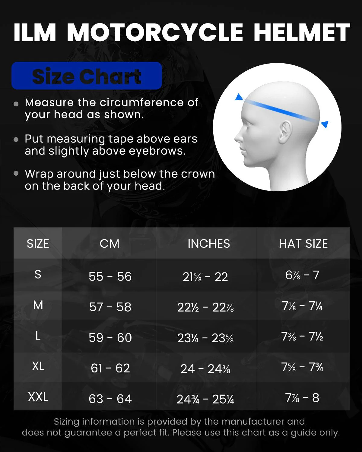 ILM Full Face MIPS Motorcycle Helmet Model 129M - Image 12
