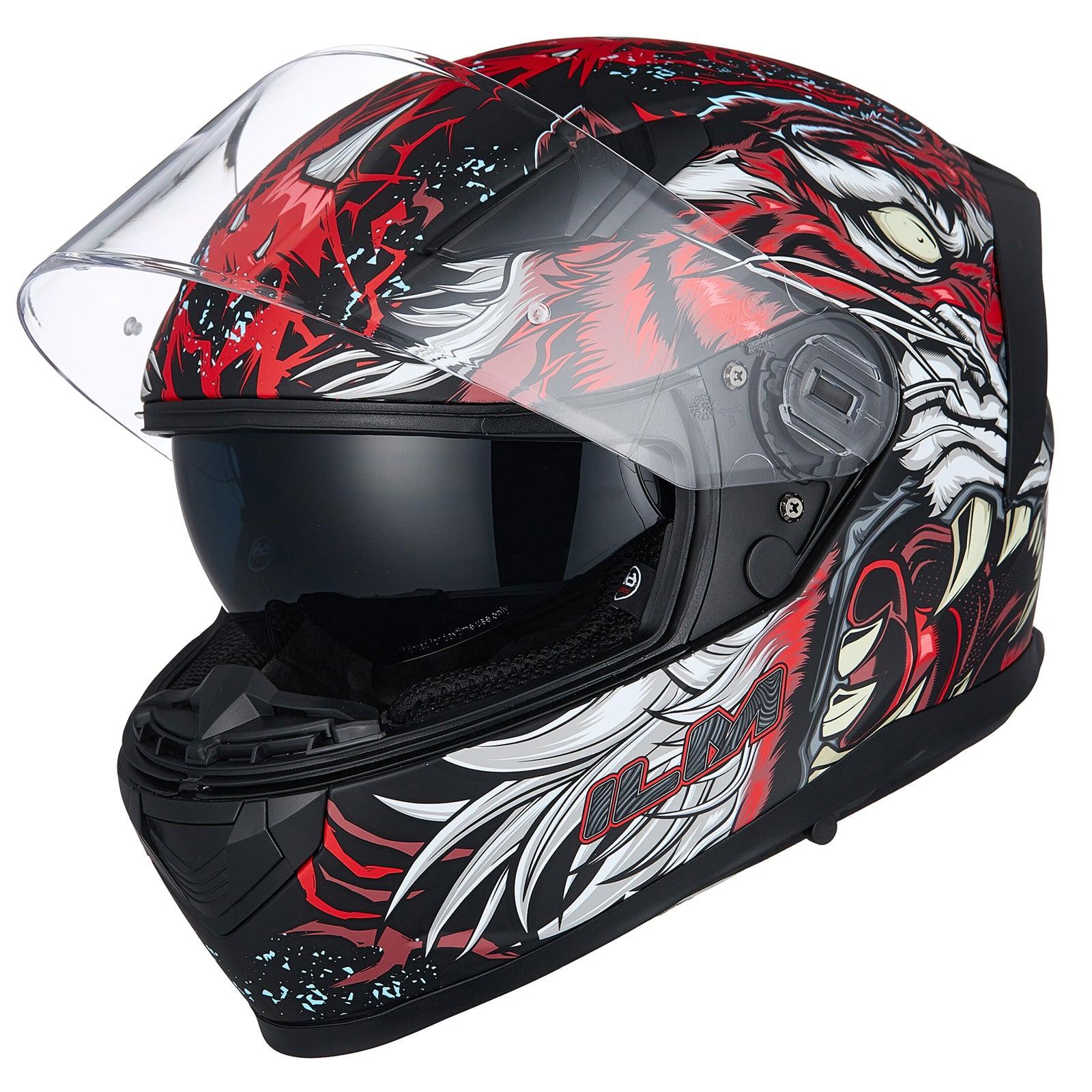ILM Full Face MIPS Motorcycle Helmet Model 129M - Image 3