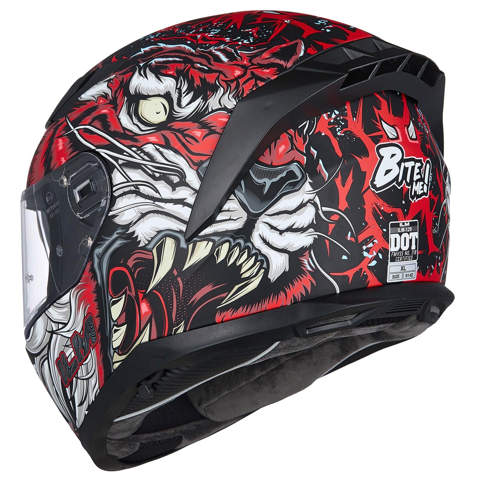 ILM Full Face MIPS Motorcycle Helmet Model 129M - Image 4