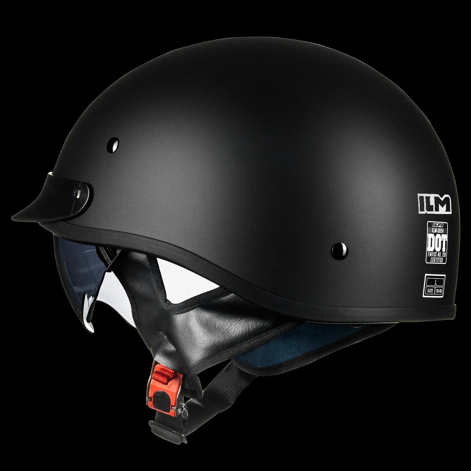 ILM Motorcycle Open Face Half Helmet Model 205V - Image 6