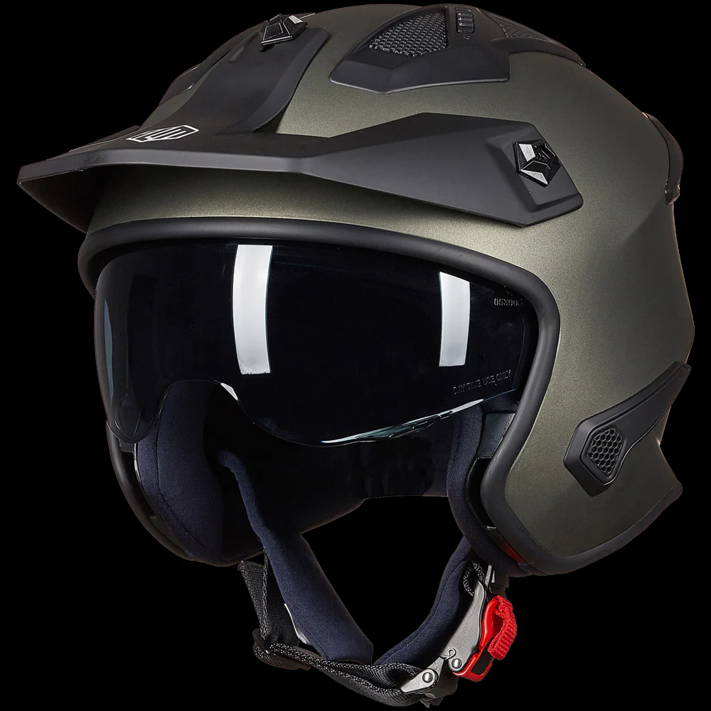 ILM Open Face Motorcycle 3/4 Half Helmet Model 726X - Image 10