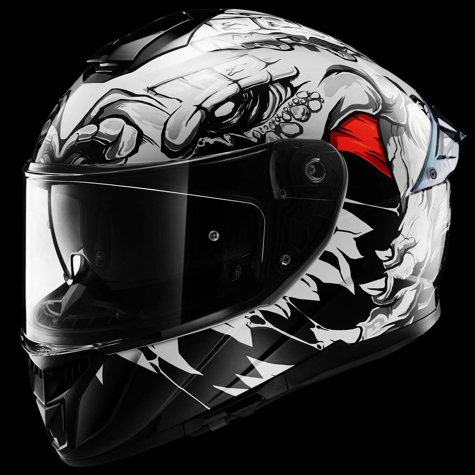 ILM Full Face Motorcycle Helmet Model 861A - Image 9