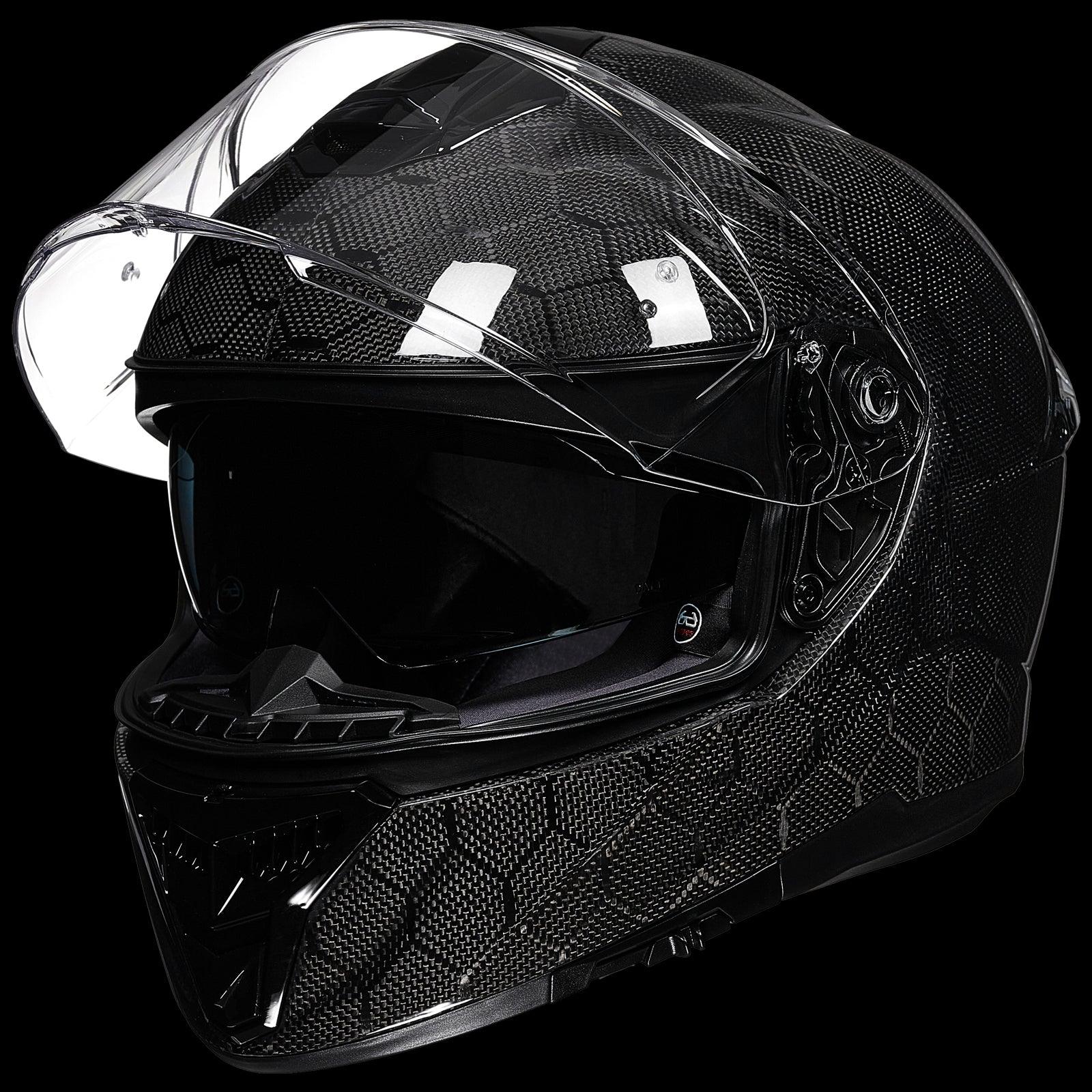 ILM Full Face Motorcycle Carbon Fiber Helmet Model 861C - Image 9