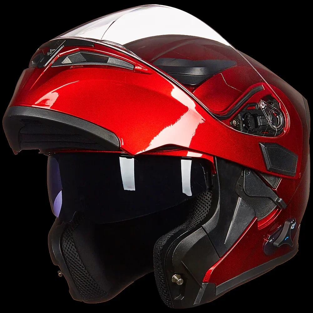 ILM Modular Flip up Full Face Bluetooth Motorcycle Helmet Model 902BT - Image 14