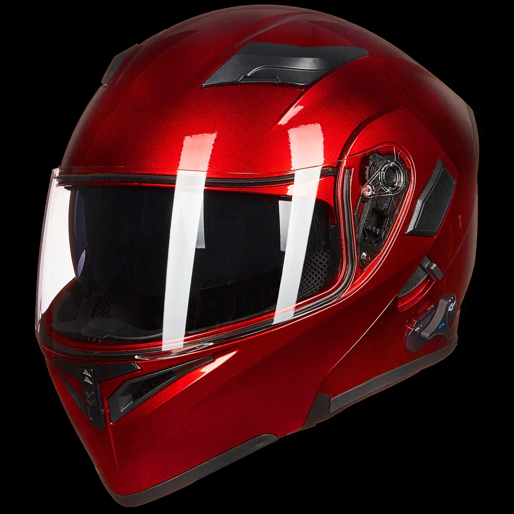 ILM Modular Flip up Full Face Bluetooth Motorcycle Helmet Model 902BT - Image 15