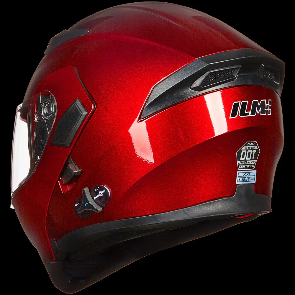 ILM Modular Flip up Full Face Bluetooth Motorcycle Helmet Model 902BT - Image 16