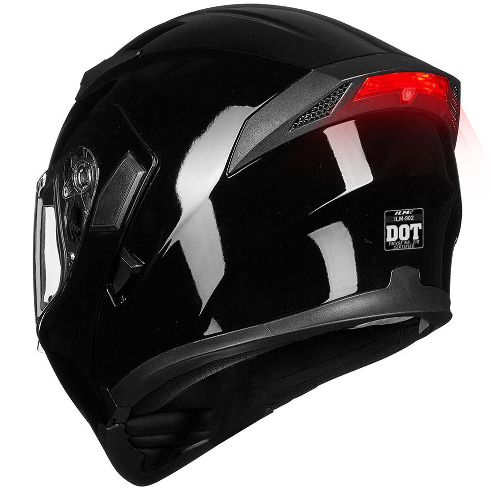 ILM Motorcycle Modular Full Face Helmet Model 902LED - Image 11