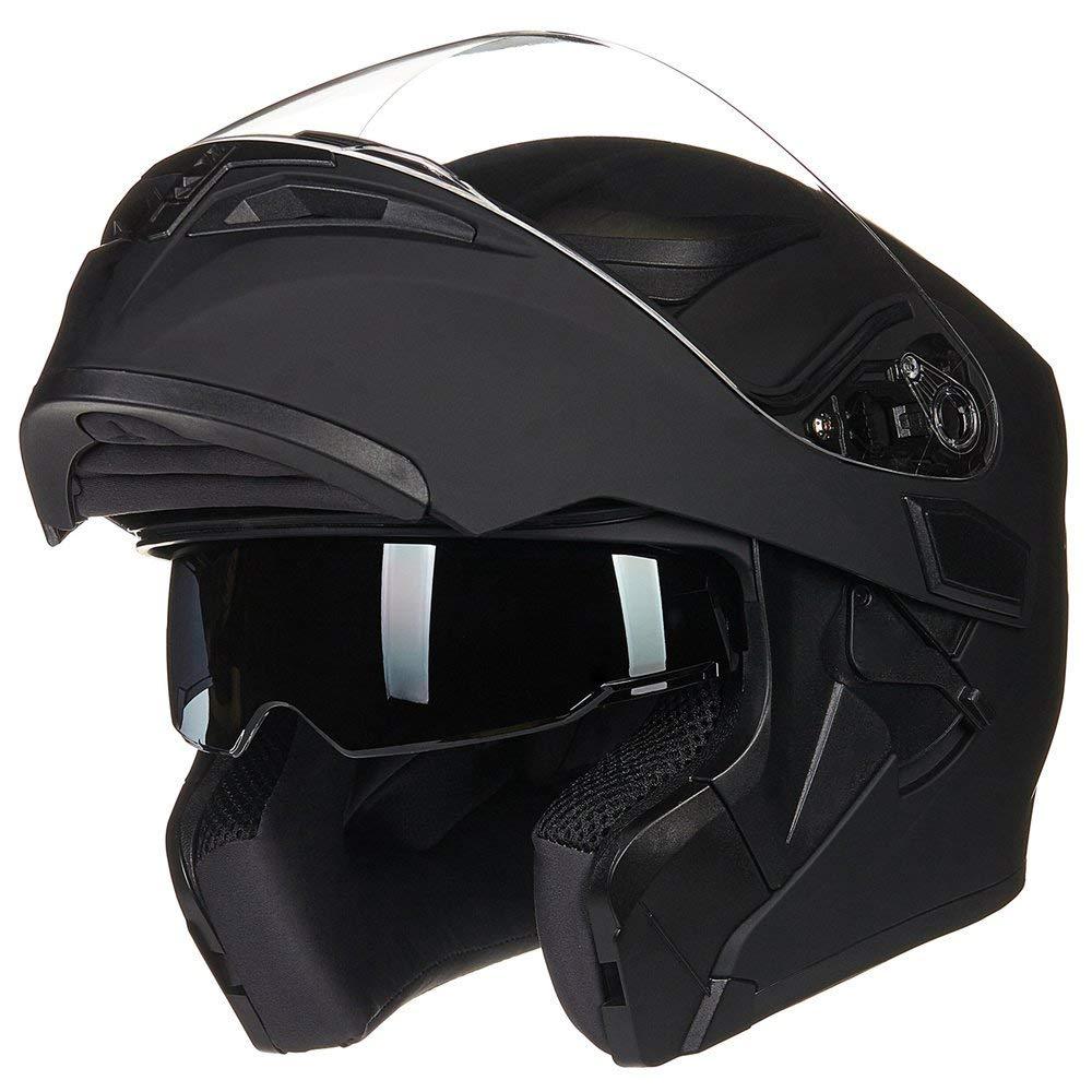 ILM Motorcycle Modular Full Face Helmet Model 902LED - Image 7