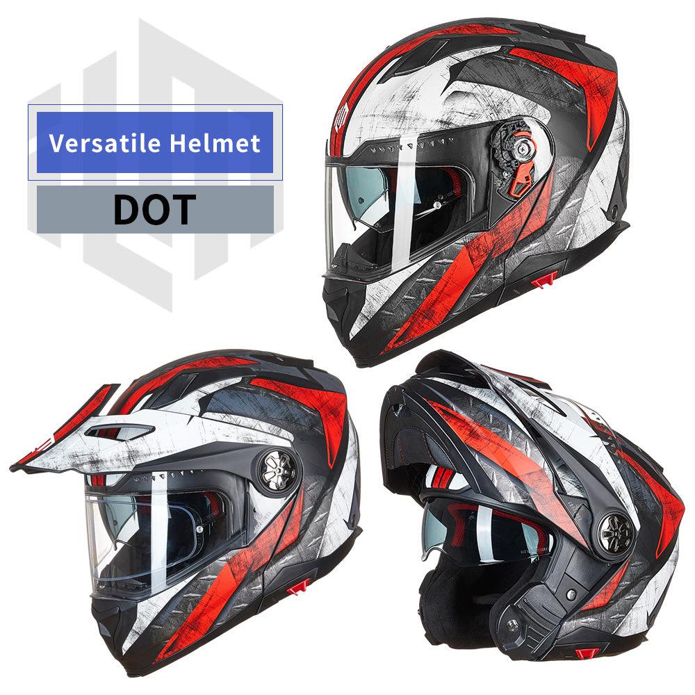 ILM Motorcycle Full Face Modular Helmet Model 909F - Image 10