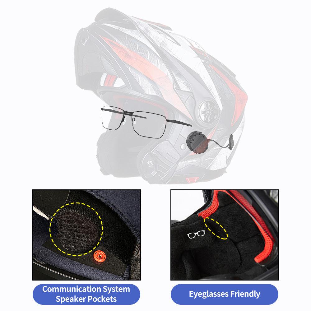 ILM Motorcycle Full Face Modular Helmet Model 909F - Image 12