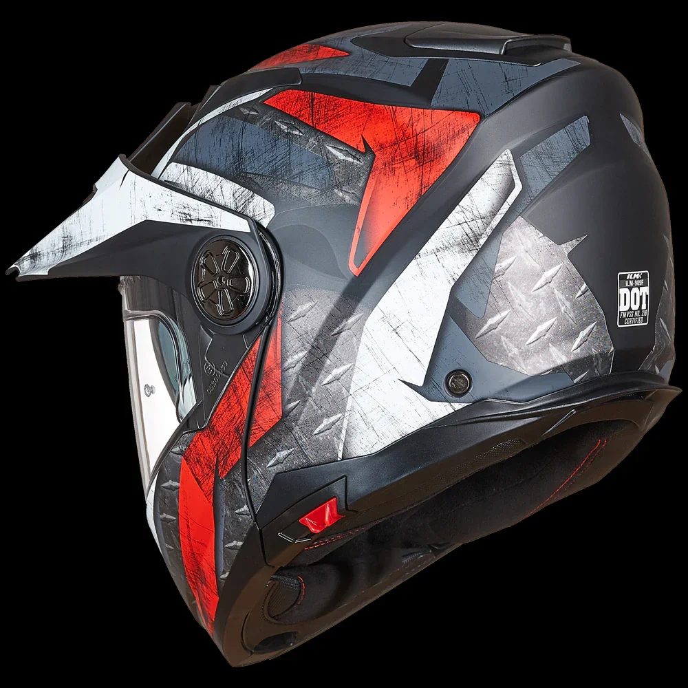 ILM Motorcycle Full Face Modular Helmet Model 909F - Image 3