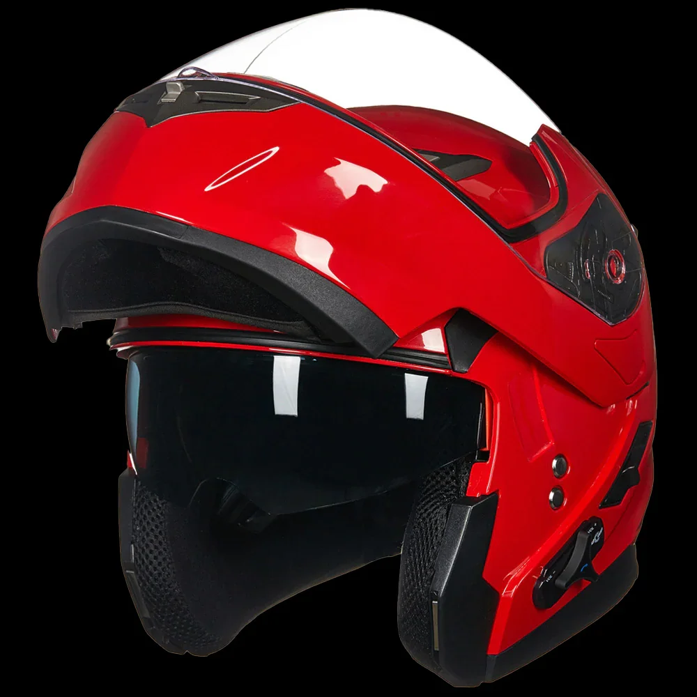 ILM Bluetooth Integrated Modular Flip up Full Face Motorcycle Helmet Model 953 - Image 10