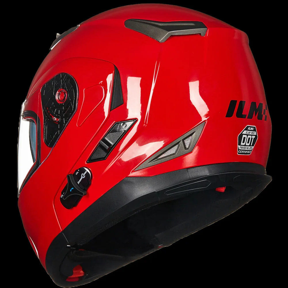ILM Bluetooth Integrated Modular Flip up Full Face Motorcycle Helmet Model 953 - Image 11