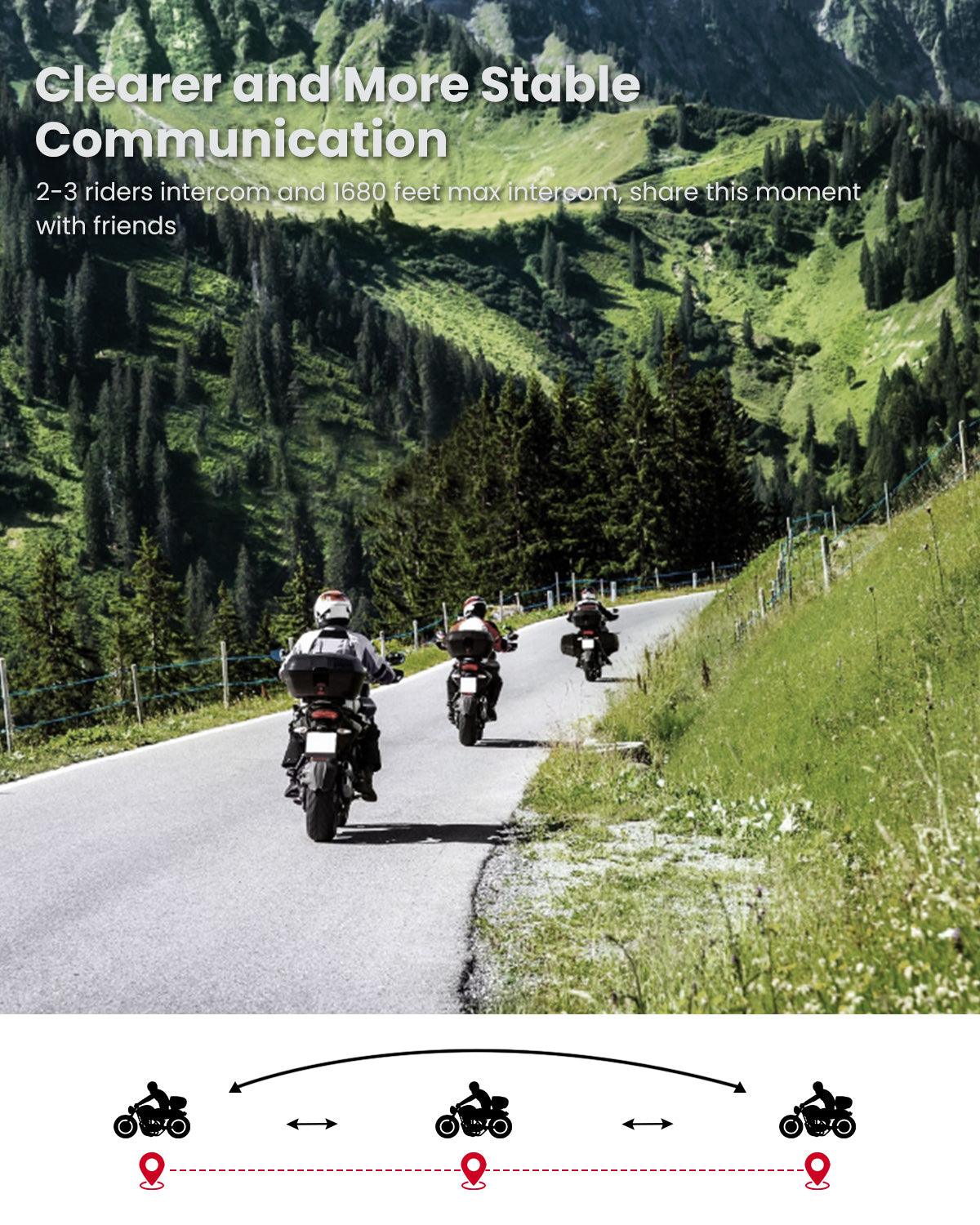 ILM Bluetooth Integrated Modular Flip up Full Face Motorcycle Helmet Model 953 - Image 4