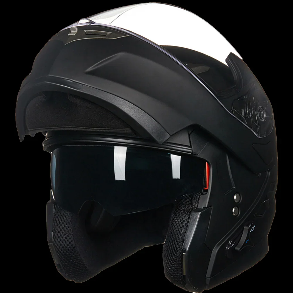 ILM Bluetooth Integrated Modular Flip up Full Face Motorcycle Helmet Model 953 - Image 8
