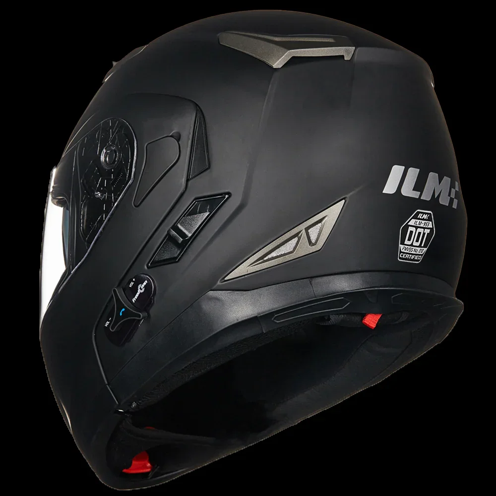 ILM Bluetooth Integrated Modular Flip up Full Face Motorcycle Helmet Model 953 - Image 9