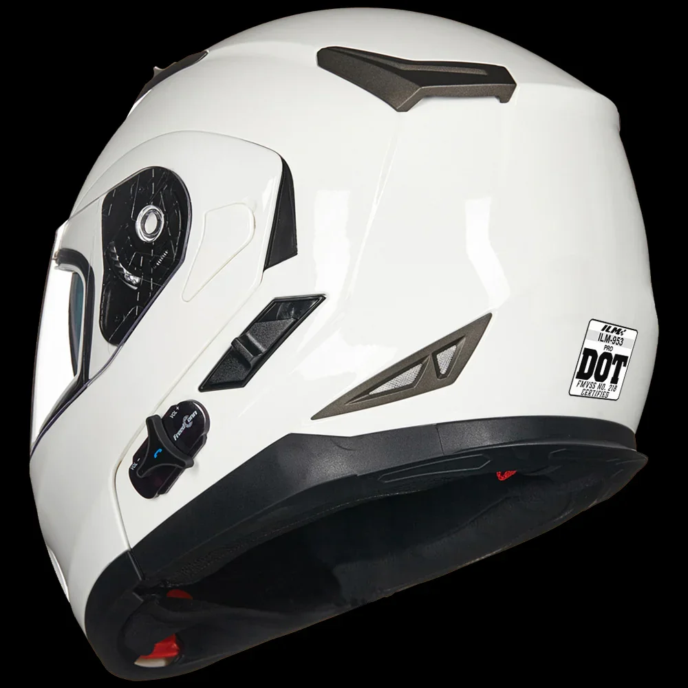 ILM Bluetooth Integrated Modular Flip up Full Face Motorcycle Helmet Model 953PRO - Image 3