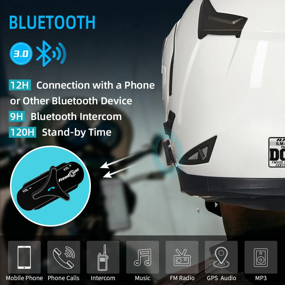 ILM Bluetooth Integrated Modular Flip up Full Face Motorcycle Helmet Model 953PRO - Image 4