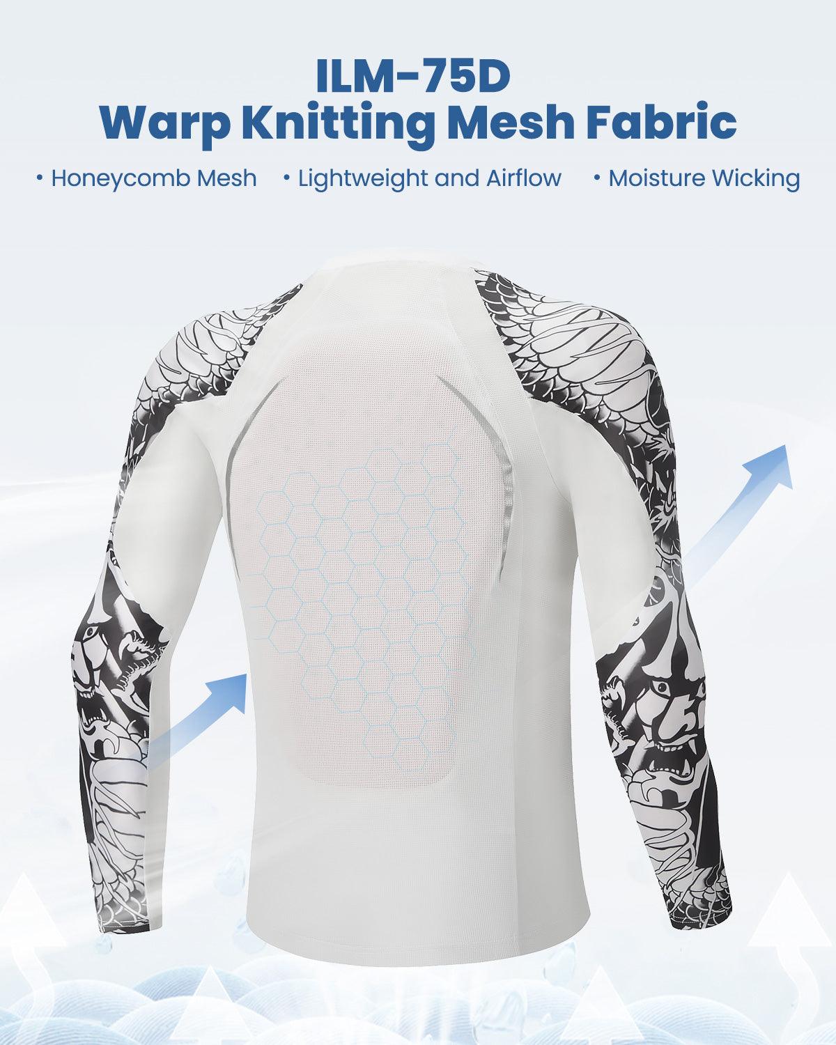 ILM Motorcycle Armor Flow Shirt for Men Women Mesh Riding Jacket Body Chest CE Protective Padded Model AF01 - Image 3