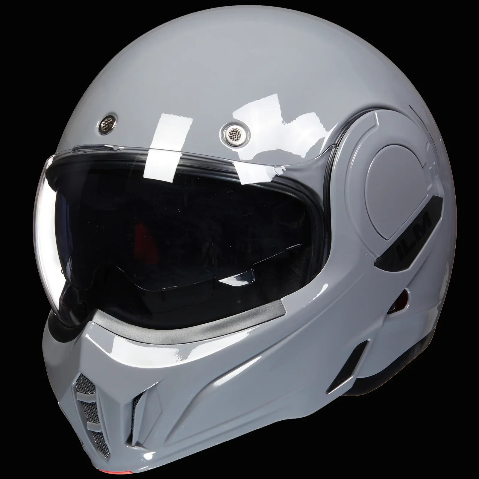 ILM Vintage Full Face Modular Motorcycle Helmet Model B707 - Image 16