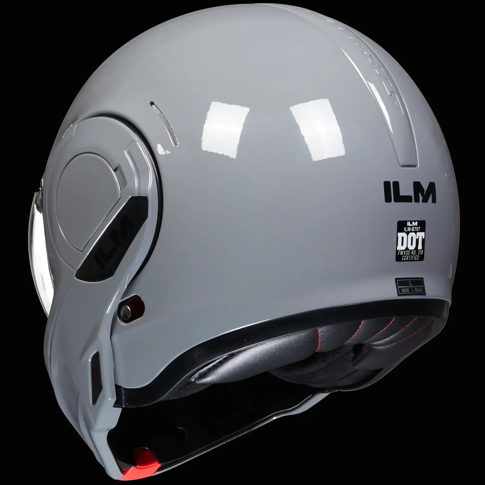 ILM Vintage Full Face Modular Motorcycle Helmet Model B707 - Image 17