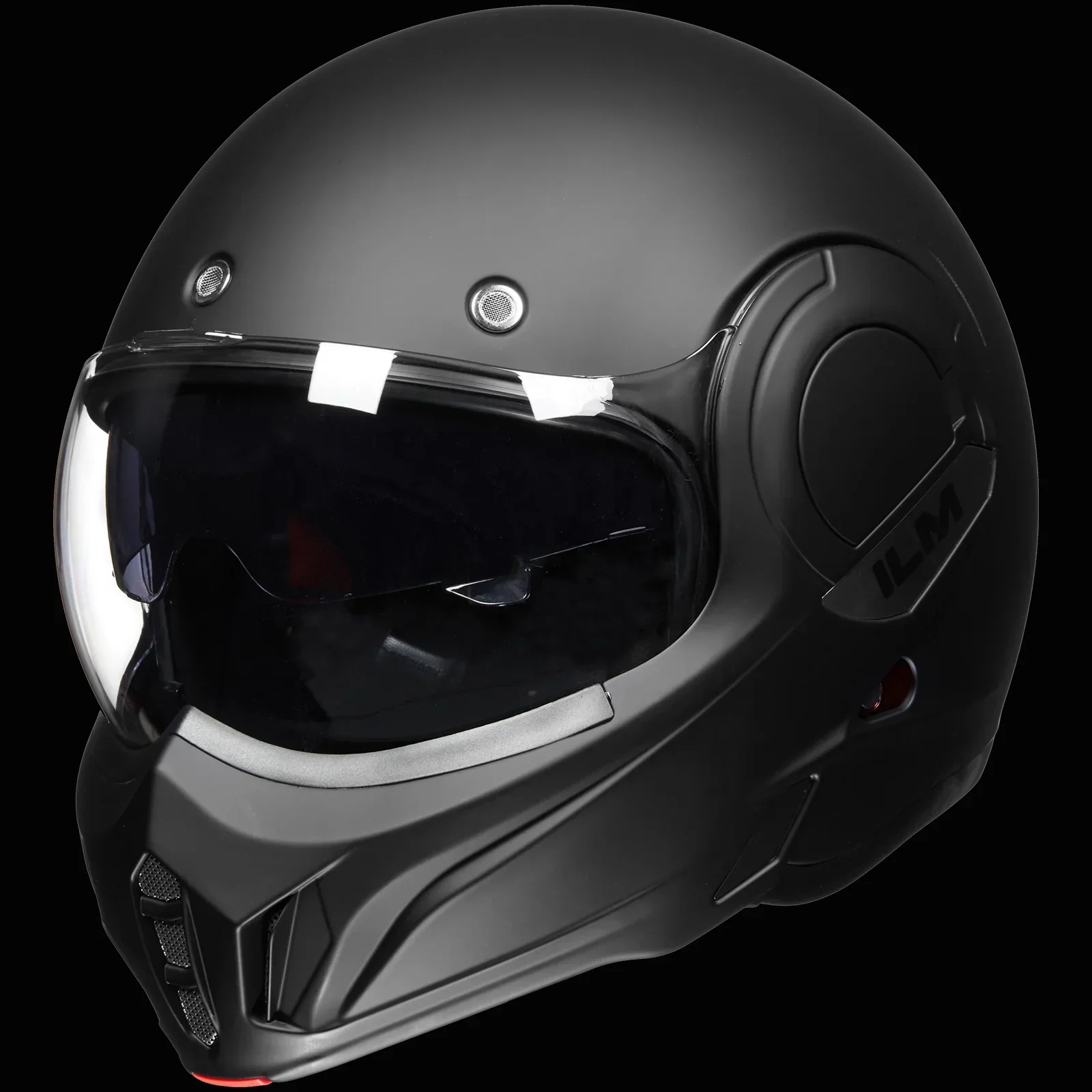 ILM Vintage Full Face Modular Motorcycle Helmet Model B707 - Image 20