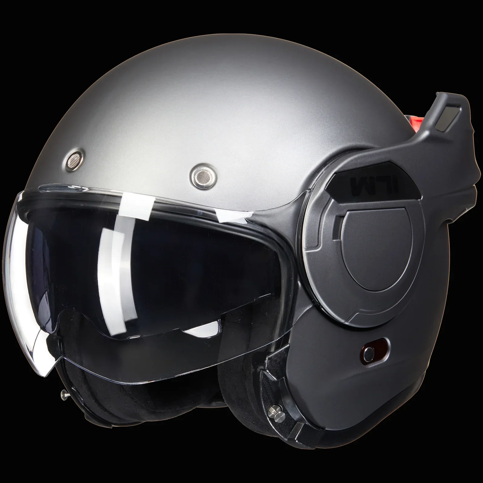 ILM Vintage Full Face Modular Motorcycle Helmet Model B707 - Image 21