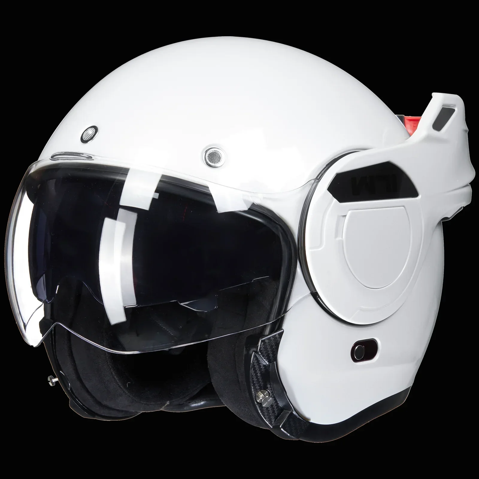 ILM Vintage Full Face Modular Motorcycle Helmet Model B707 - Image 24