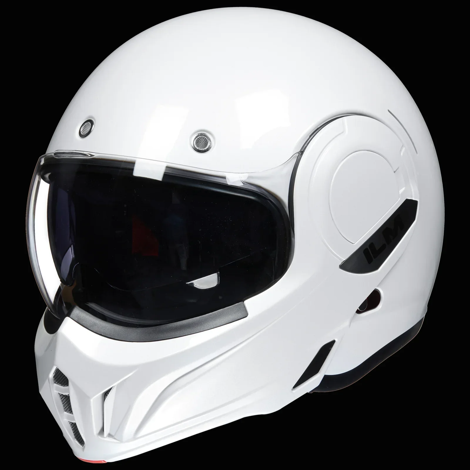 ILM Vintage Full Face Modular Motorcycle Helmet Model B707 - Image 25