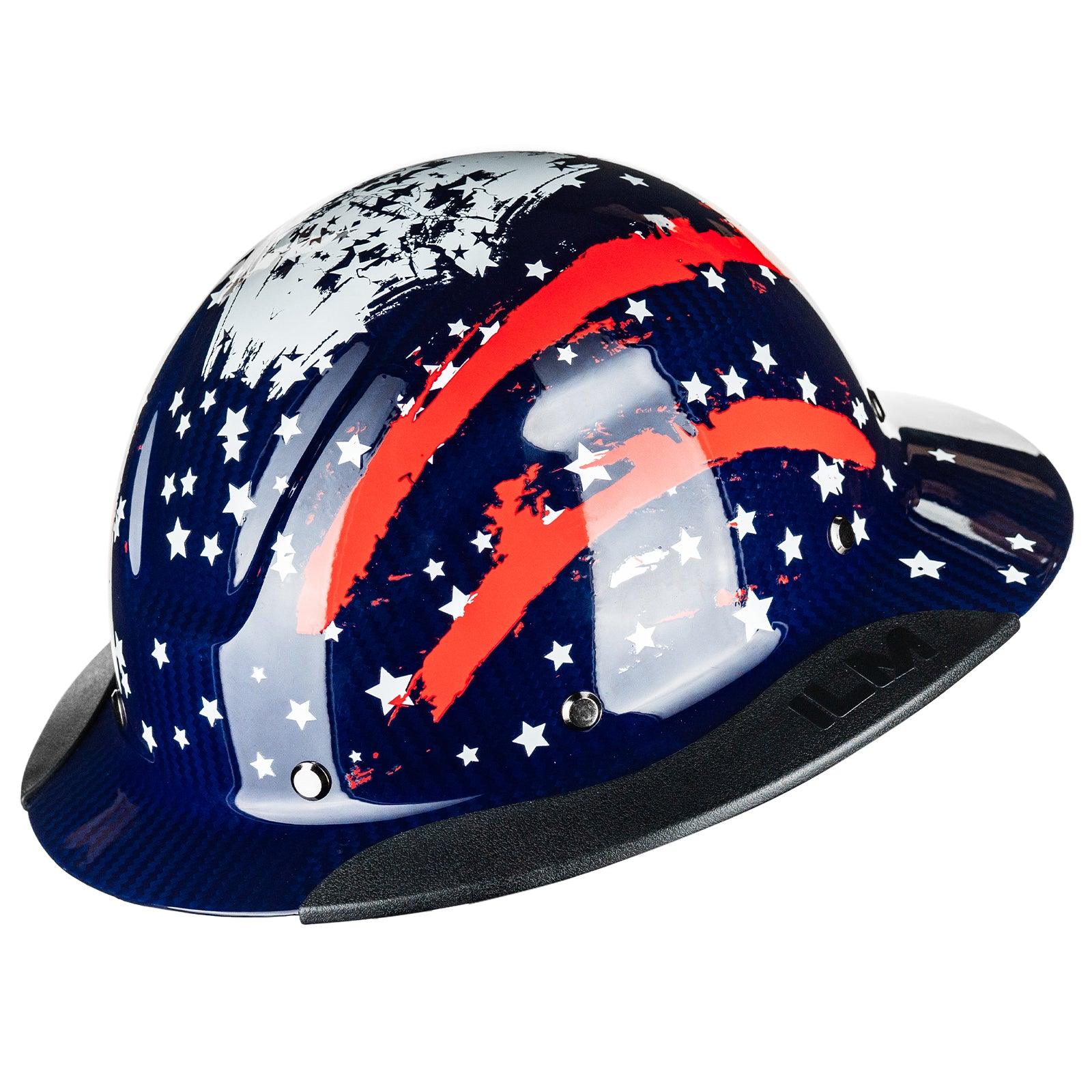 ILM Carbon Fiber Full Brim Hard Hat for Men with 4-8 Point Suspension OSHA and ANSI Construction Safety Hat Model MS401 - Image 3