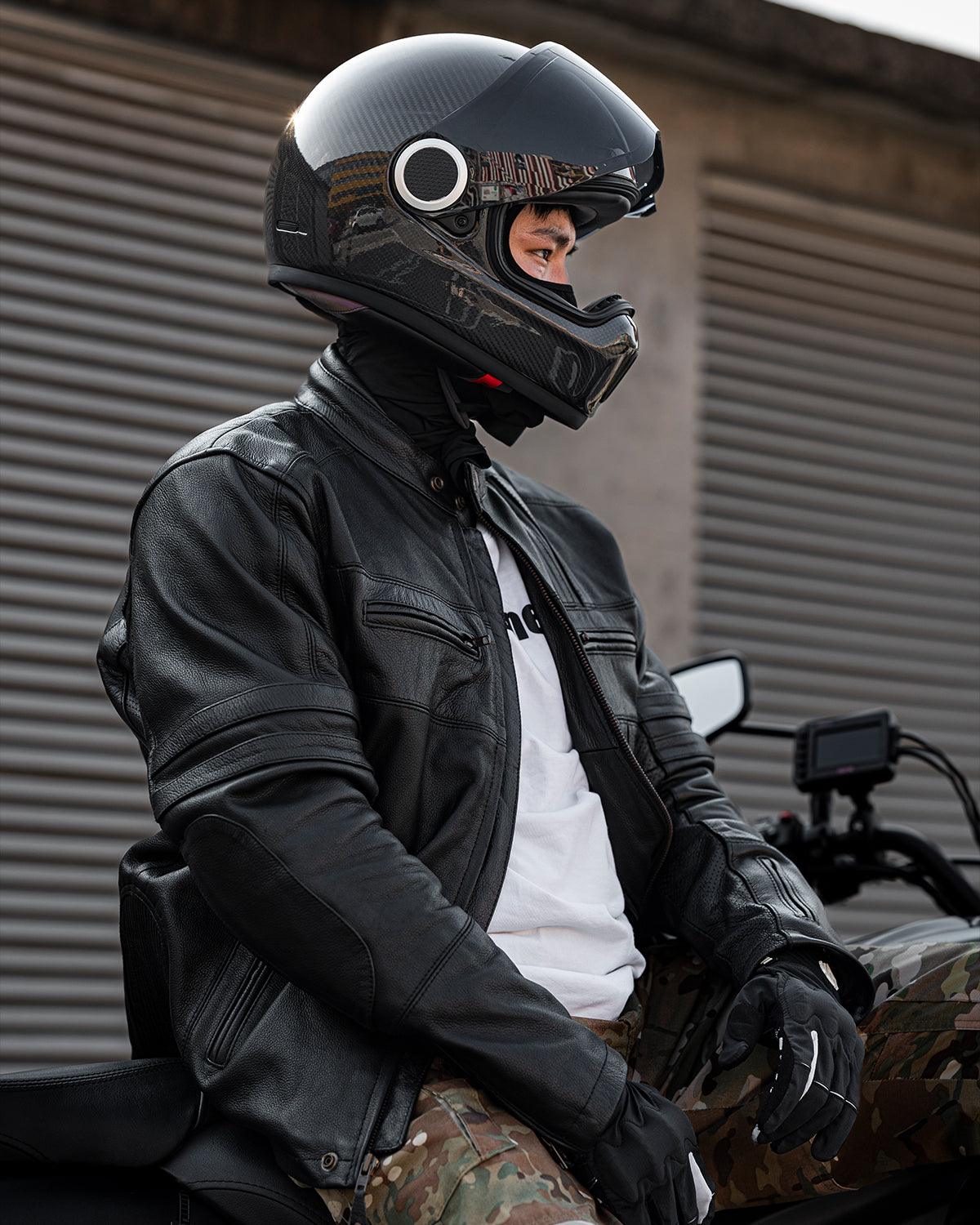 ILM Carbon Fiber Lightweight Motorcycle Helmets Full Face Retro Helmet Model F611 - Image 8