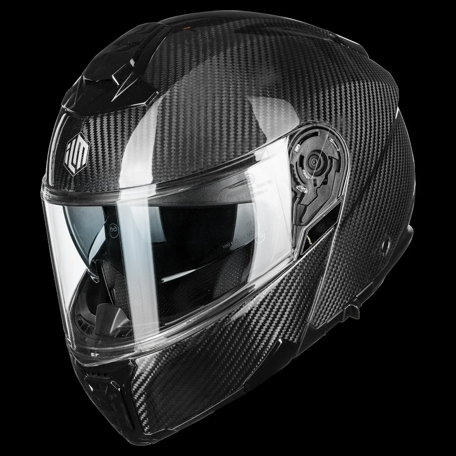 ILM Carbon Fiber Motorcycle Modular Helmets DOT ECE Model MF529F - Image 5