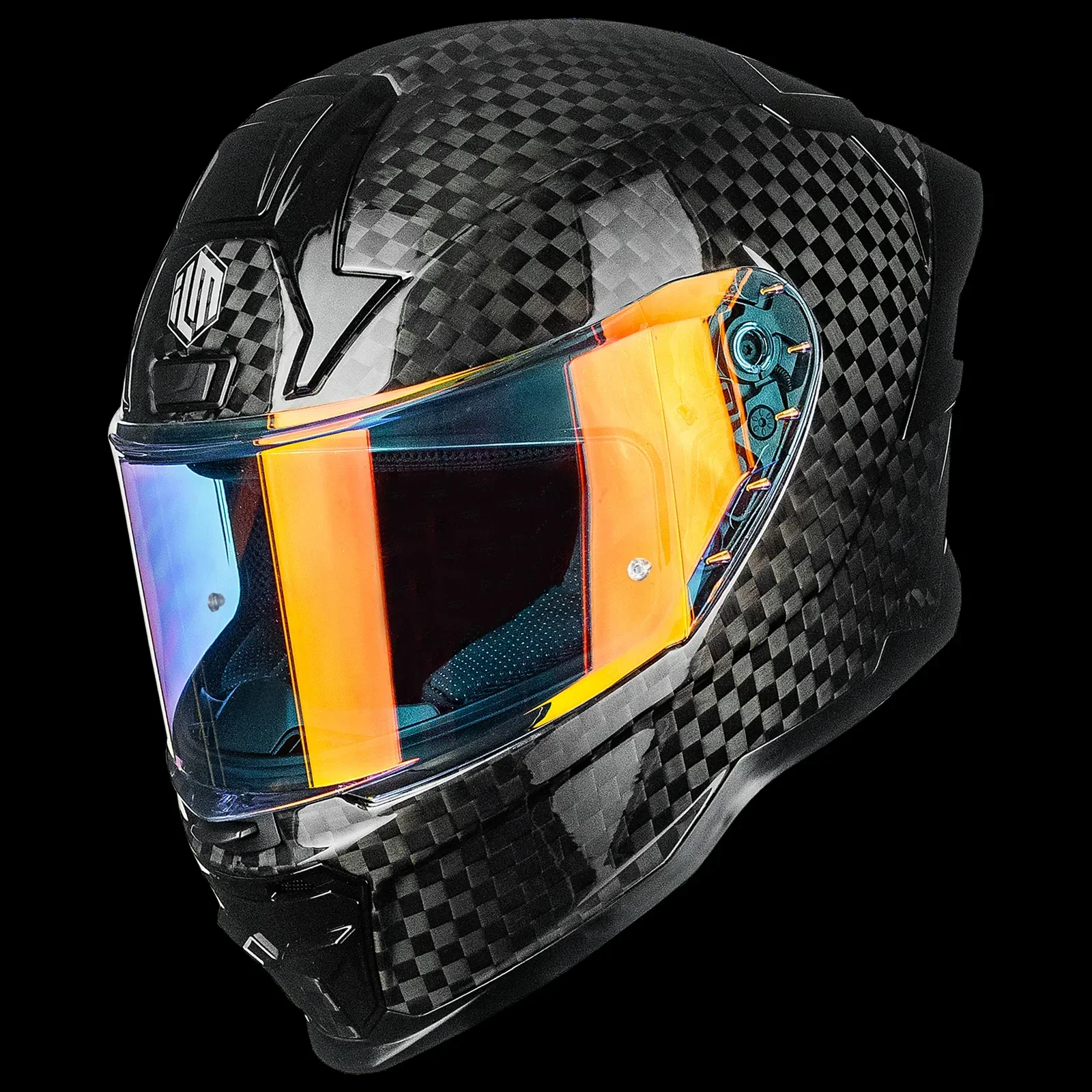 ILM Carbon Fiber Motorcycle Helmets Full Face Racing Helmet Model MF577P - Image 3