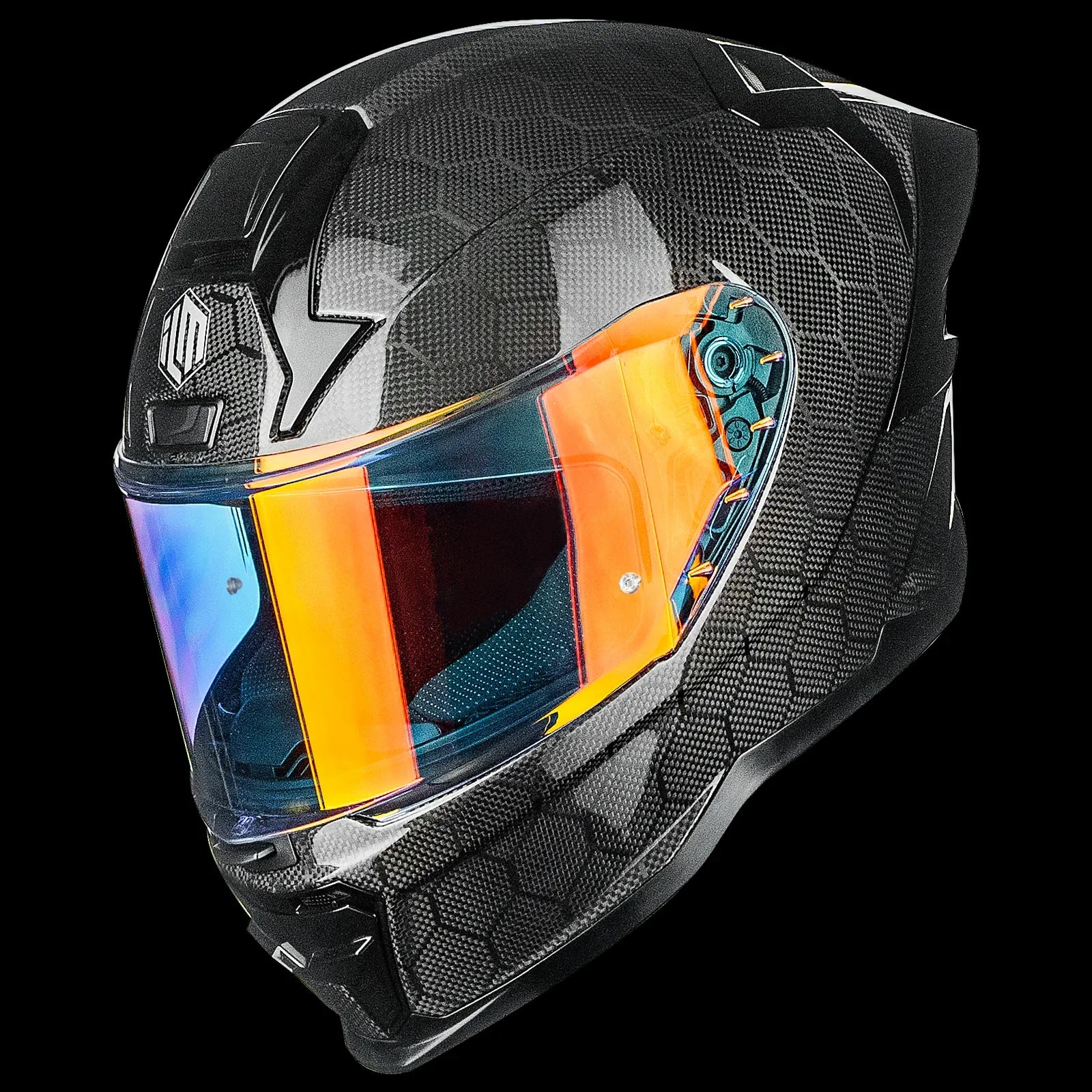 ILM Carbon Fiber Motorcycle Helmets Full Face Racing Helmet Model MF577P - Image 4