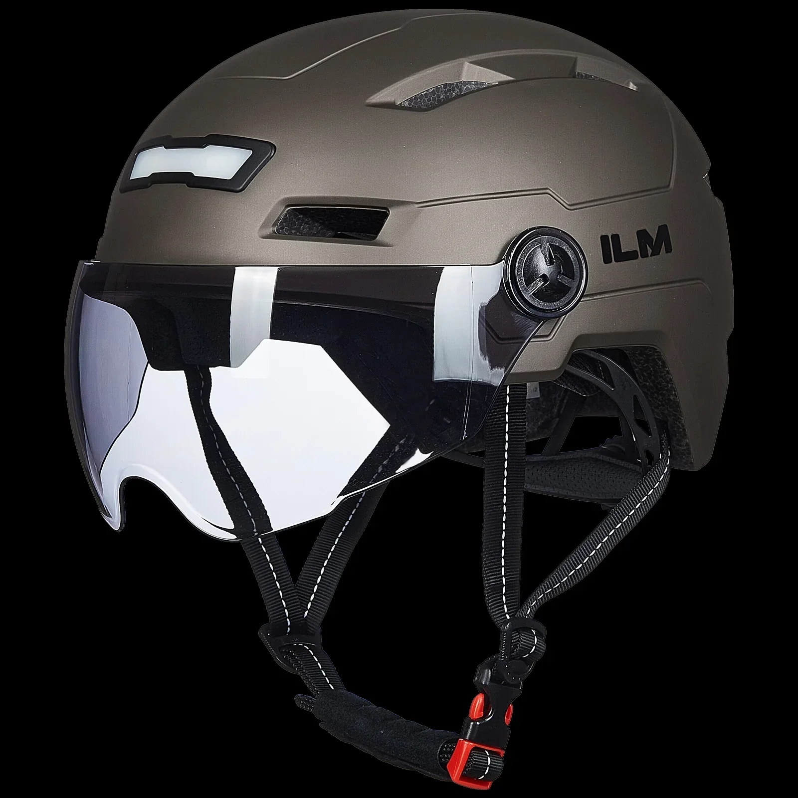 ILM Bike Helmet with USB Rechargeable LED Front and Back Light Model E3-10L - Image 4