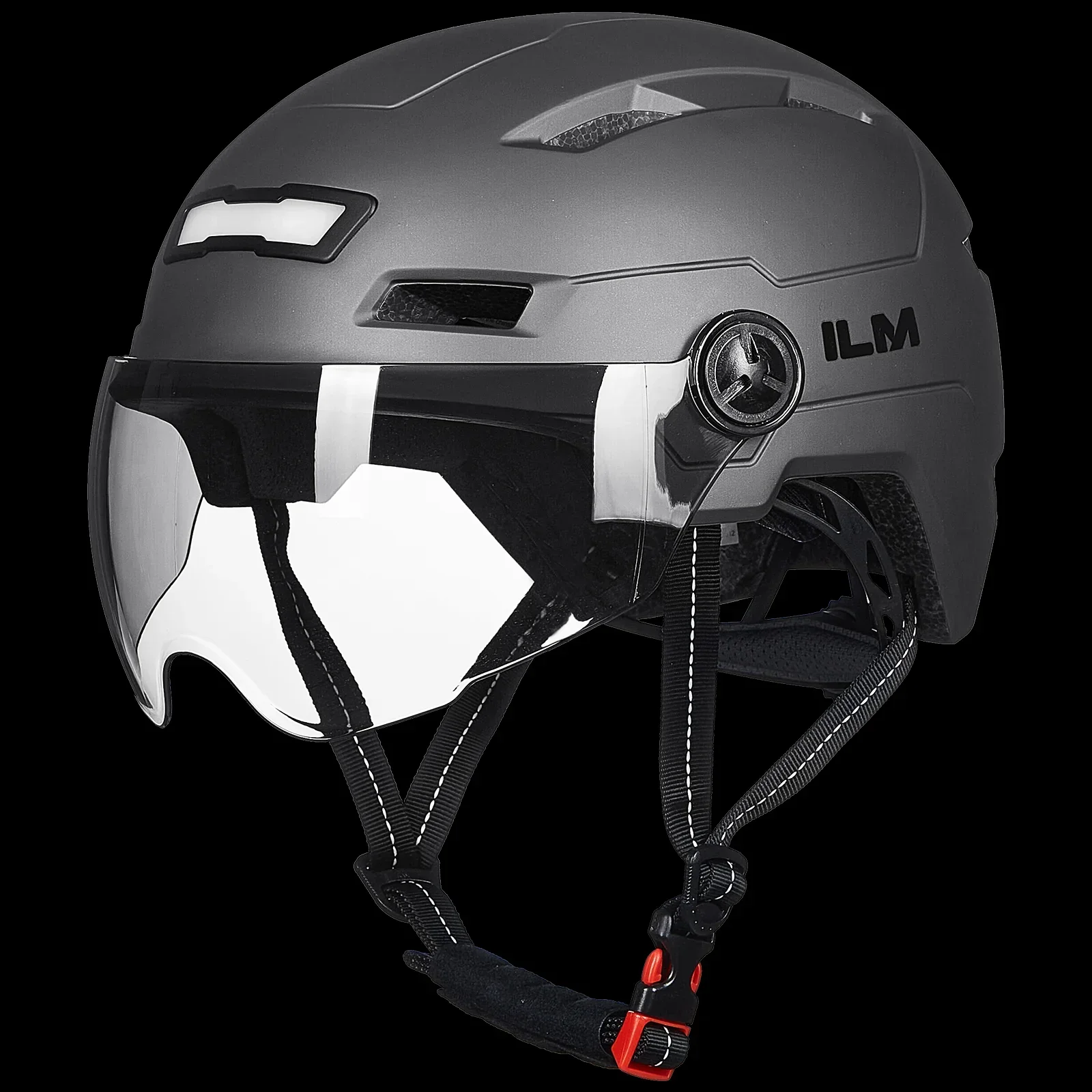 ILM Bike Helmet with USB Rechargeable LED Front and Back Light Model E3-10L - Image 8
