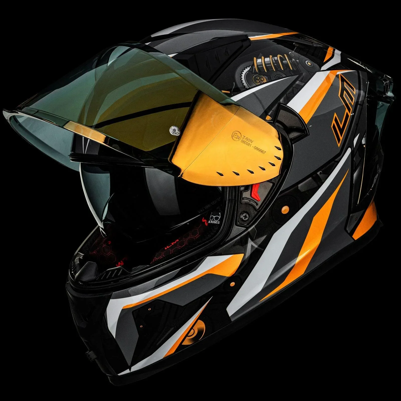 Clearance Sale - ILM Full Face Motorcycle Helmet Model Z501 (4 Colors) - Image 14