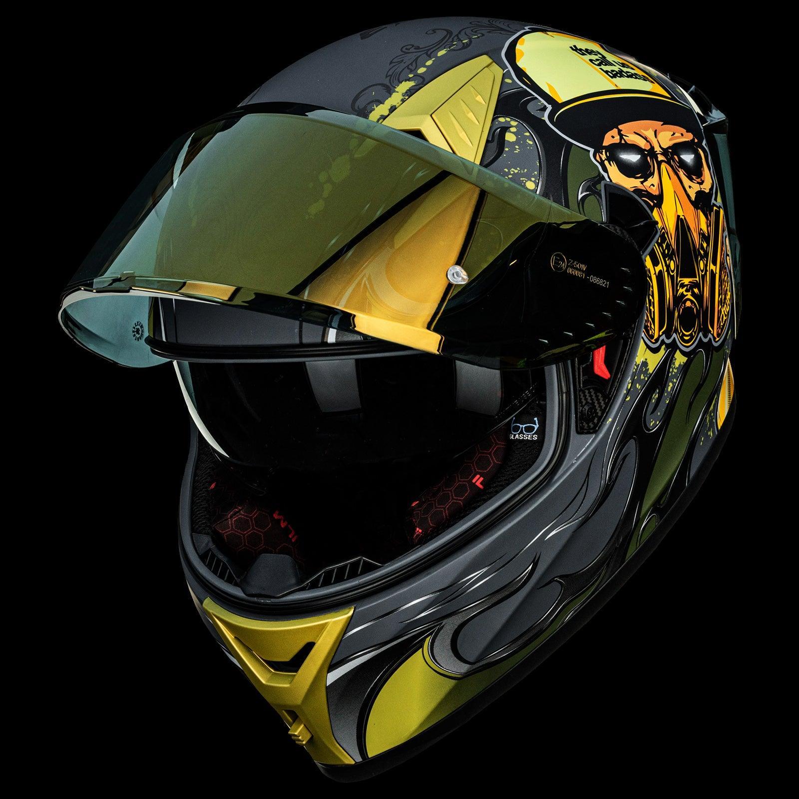 Clearance Sale - ILM Full Face Motorcycle Helmet Model Z501 (4 Colors) - Image 2