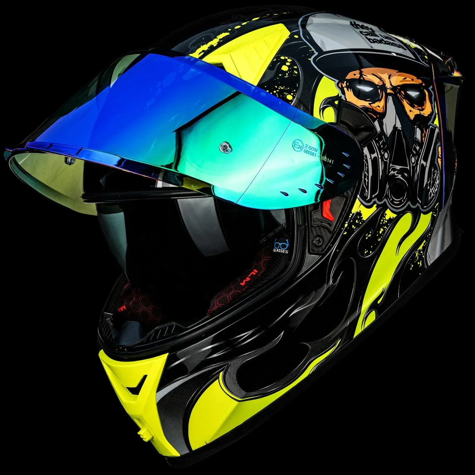 Clearance Sale - ILM Full Face Motorcycle Helmet Model Z501 (4 Colors) - Image 6