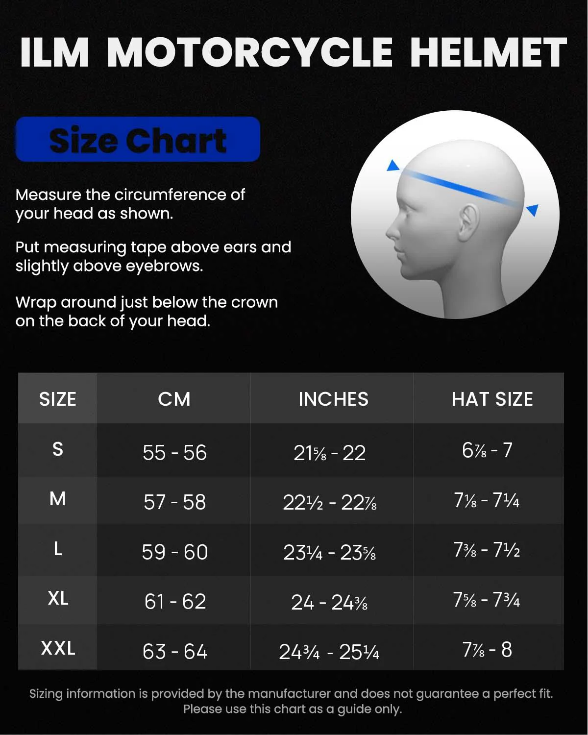 ILM Full Face Motorcycle Helmets Powersports Street Racing Cascos para Motos Model MF510 - Image 16