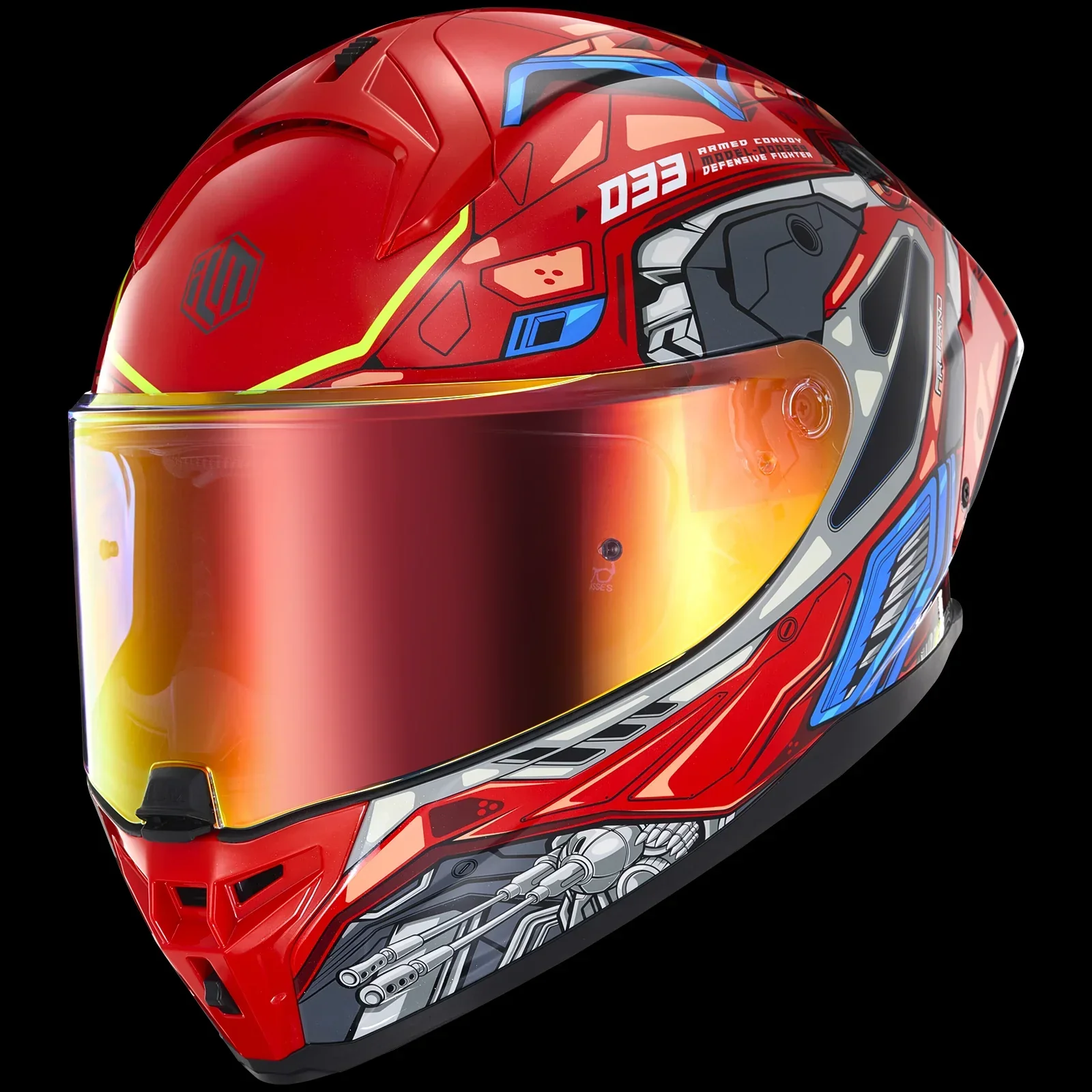 ILM Full Face Motorcycle Helmets Powersports Street Racing Cascos para Motos Model MF510 - Image 3