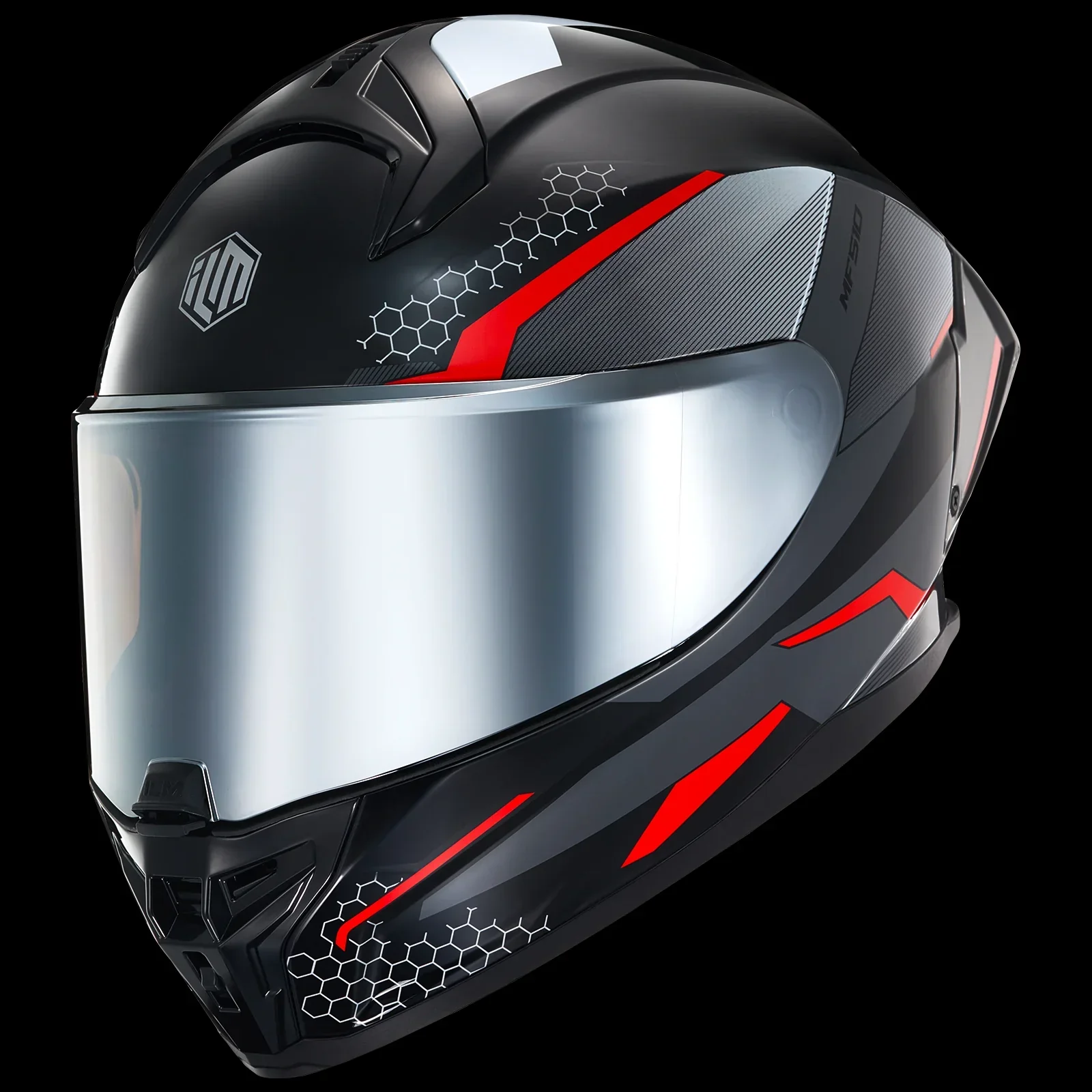 ILM Full Face Motorcycle Helmets Powersports Street Racing Cascos para Motos Model MF510 - Image 9