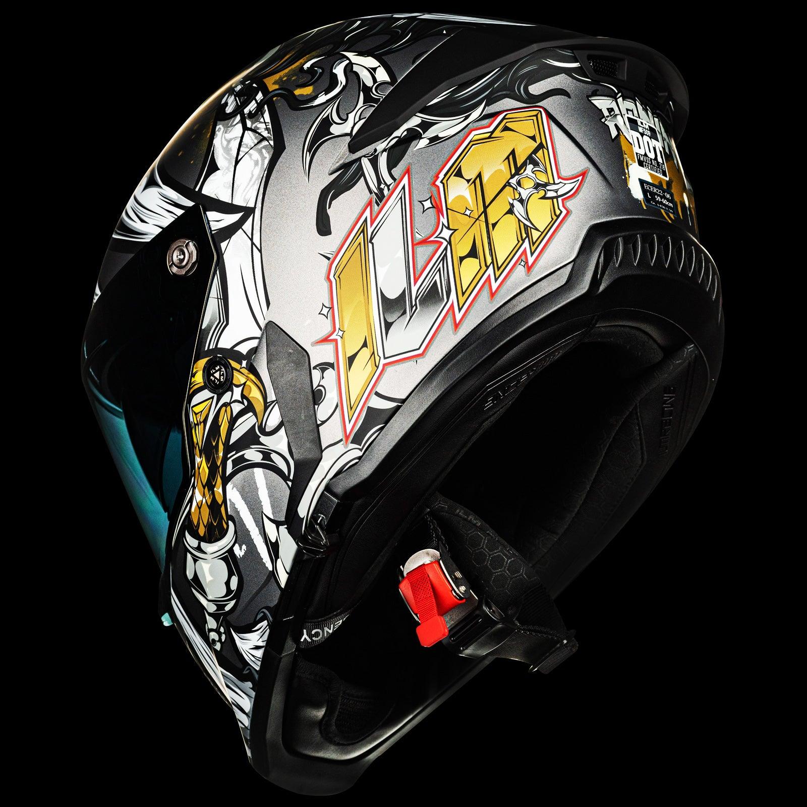 ILM Full Face Motorcycle Helmets Racing Helmet Model MF509 - Image 25