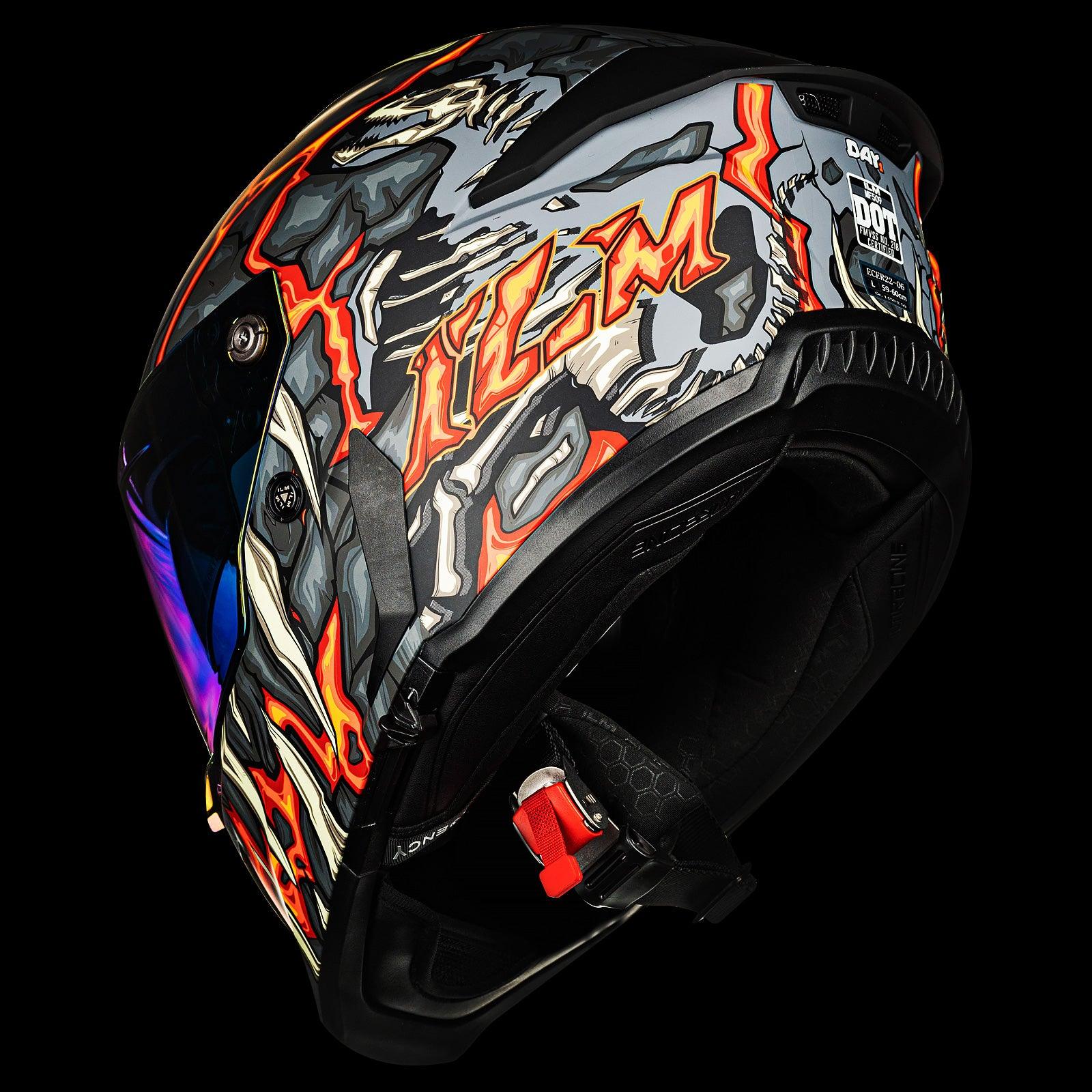 ILM Full Face Motorcycle Helmets Racing Helmet Model MF509 - Image 33