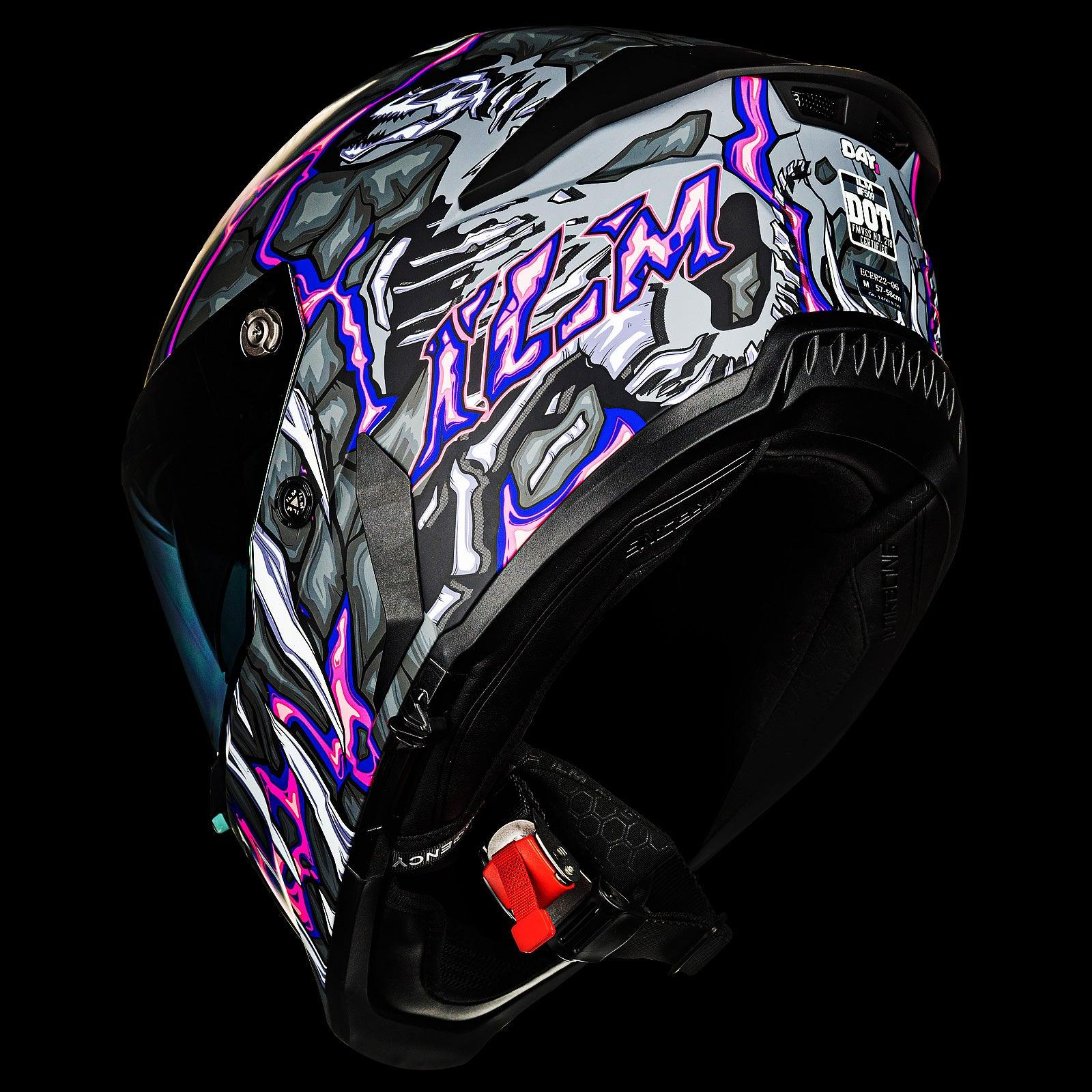 ILM Full Face Motorcycle Helmets Racing Helmet Model MF509 - Image 4