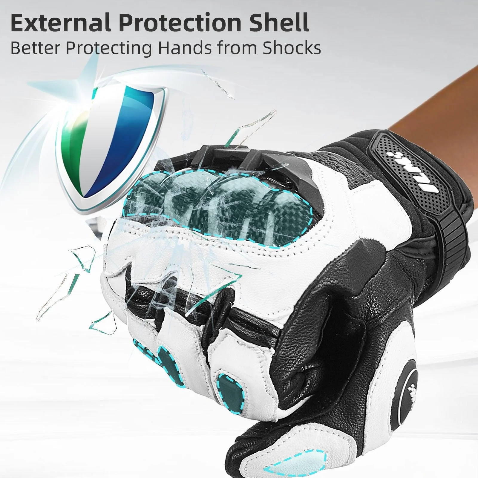 ILM Motorcycle Gloves Model GRC01 - Image 4