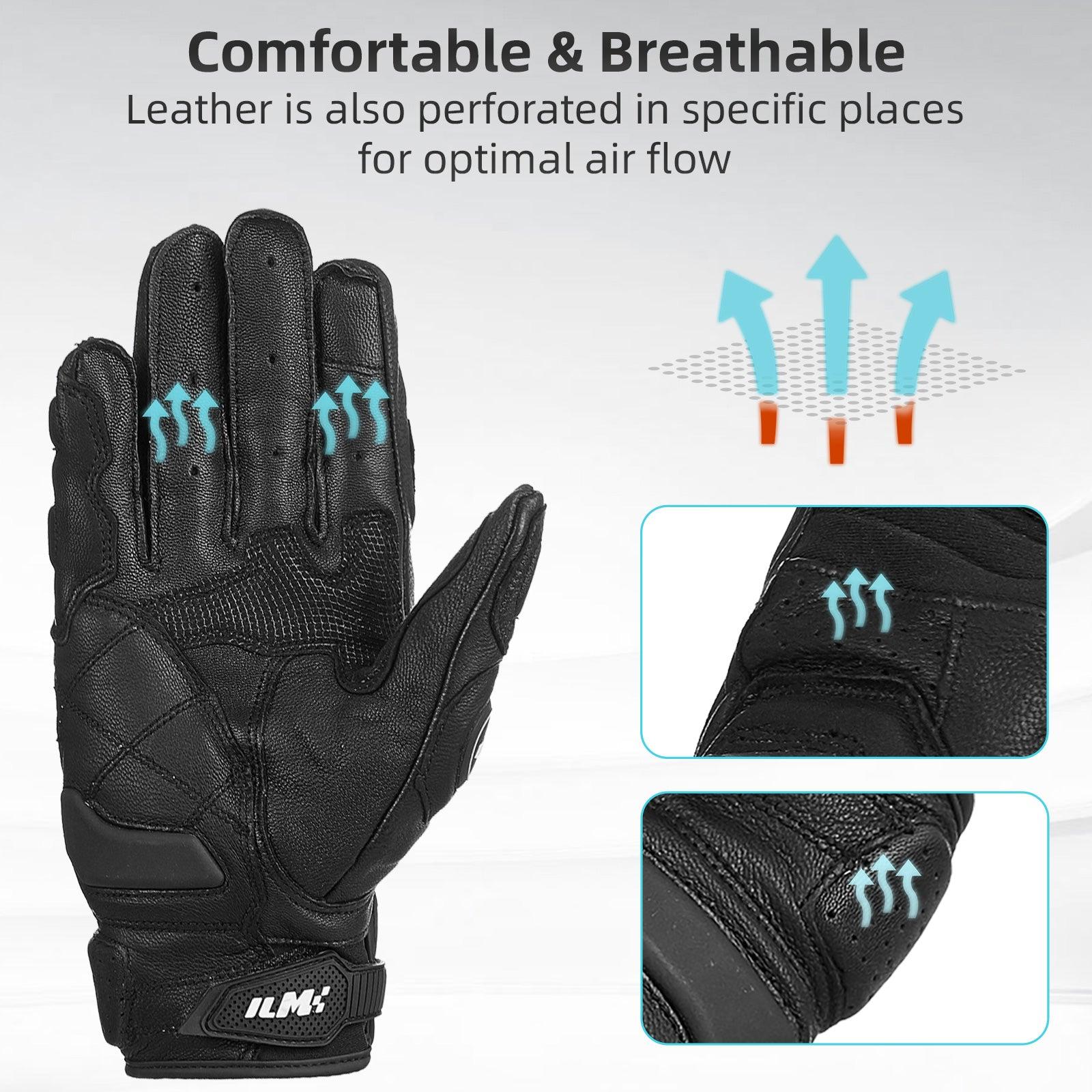ILM Motorcycle Gloves Model GRC01 - Image 5