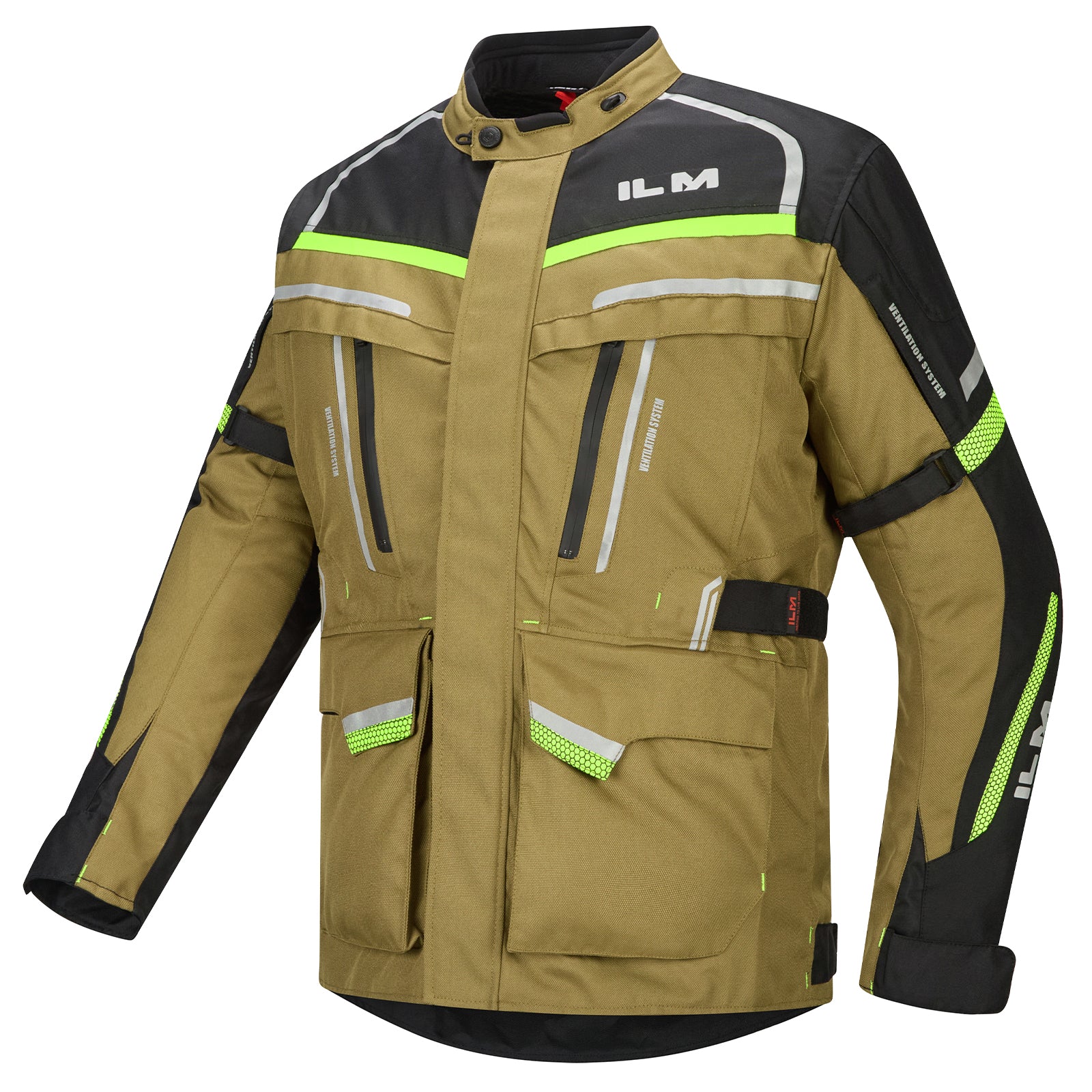 ILM Men's Street Motorcycle Jacket with CE Armor and Detachable Thermal Liner Waterproof Adventure Touring Jackets Model JRL3 - Image 5
