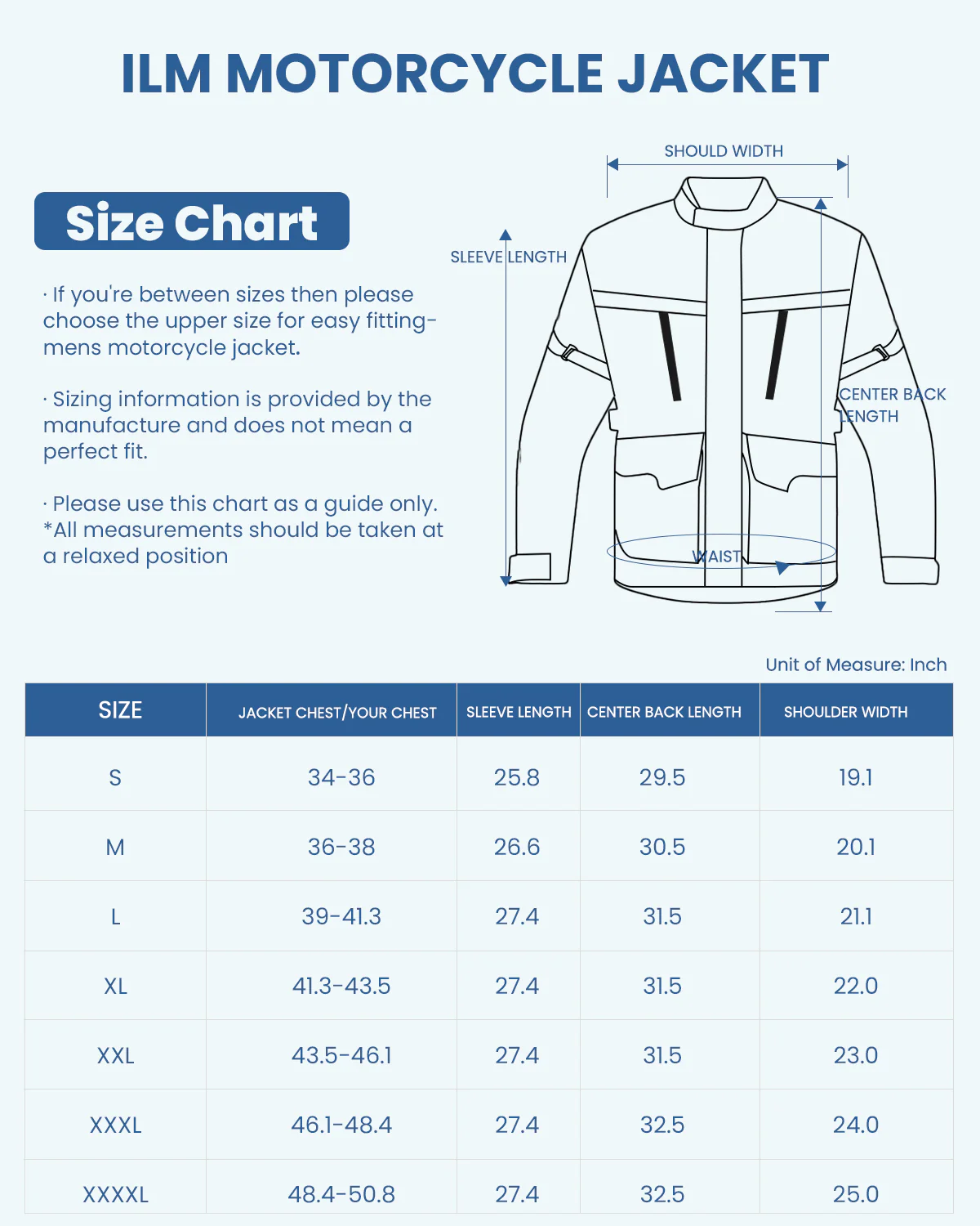 ILM Men's Street Motorcycle Jacket with CE Armor and Detachable Thermal Liner Waterproof Adventure Touring Jackets Model JRL3 - Image 6